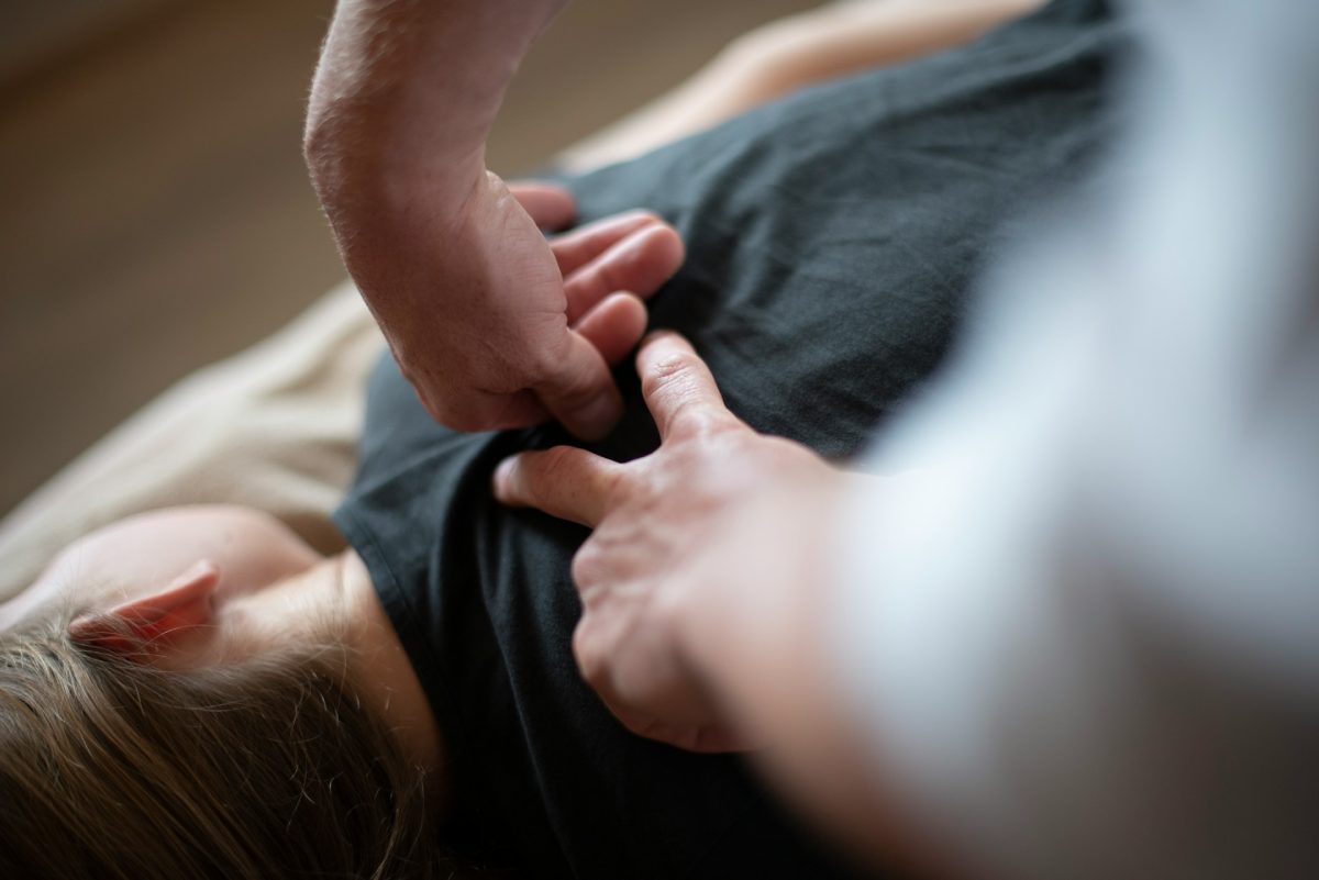 Chiropractic care adjustment at Newton Chiropractic