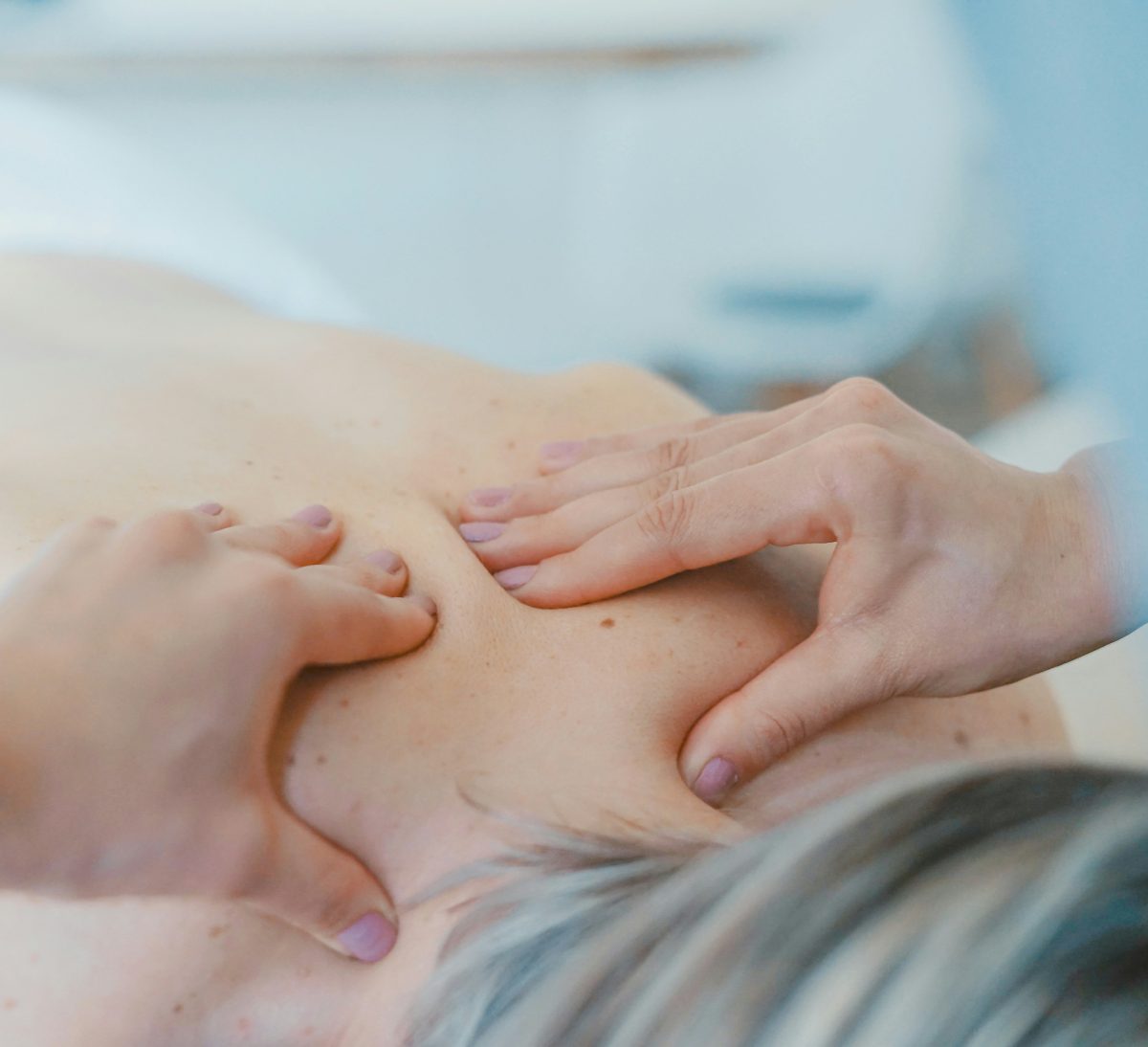 Massage therapy session at Newton Chiropractic Irving TX